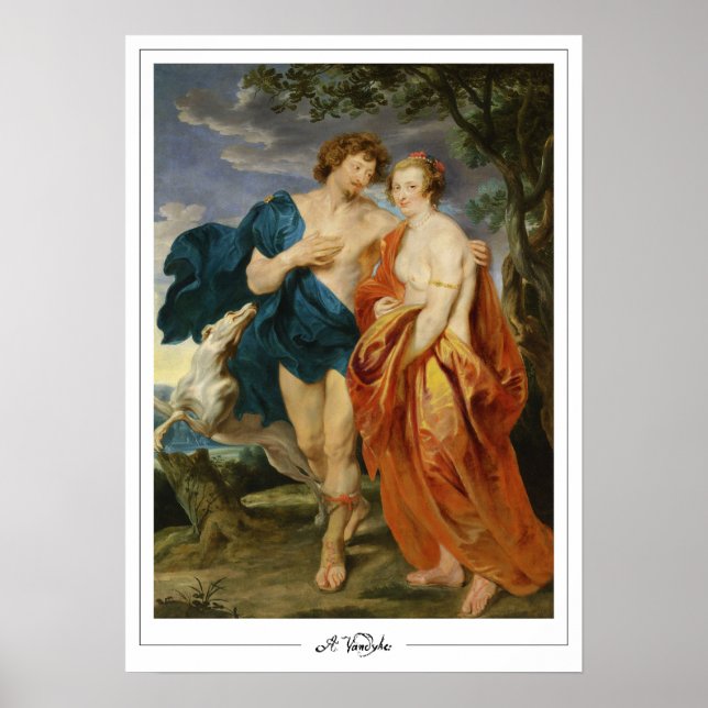 Poster Anthony van Dyck Zedign Cartaz de Arte #703 (Frente)