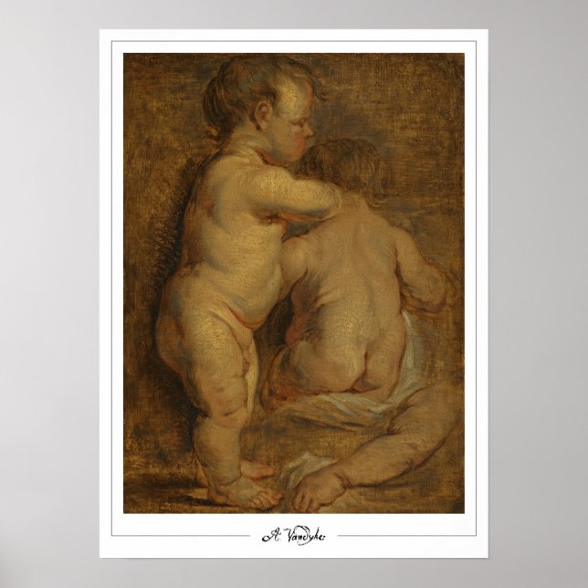 Poster Anthony van Dyck Zedign Cartaz de Arte #722 (Frente)