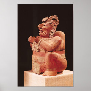 Pôster Anthropomorphic censer, from Guatemala