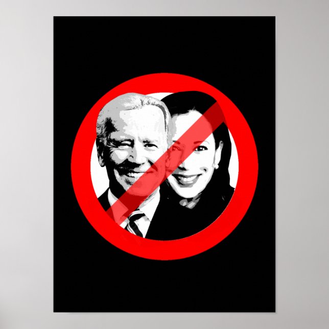 POSTER ANTI BIDEN HARRIS (Frente)