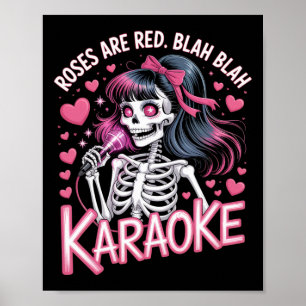 Poster Anti Dia dos Namorados Rosas São Vermelhas Blah Ka