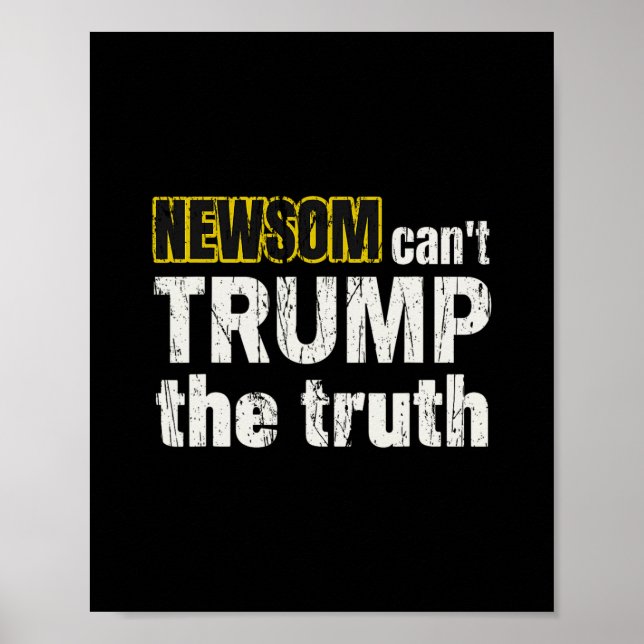 Poster Anti Gavin Newsom  (Frente)