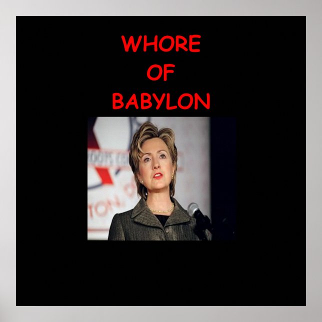 Poster anti-hillary 2016 (Frente)