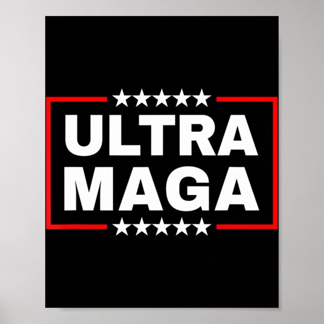 Poster Anti Joe Biden Ultra Maga (Frente)