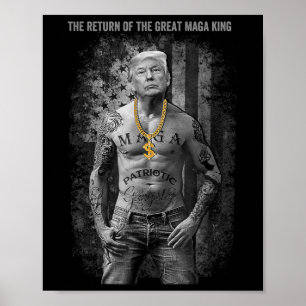 Poster Anti Joe Biden Ultra Maga O Retorno Do Excelente