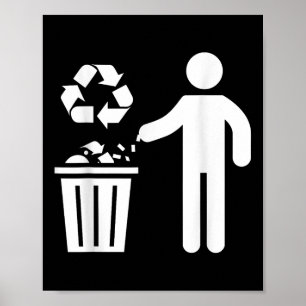 Poster Anti Lixo Sem Proteção Ambiental Ambiental