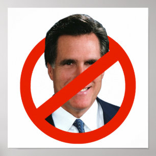 PÔSTER ANTI MITT ROMNEY