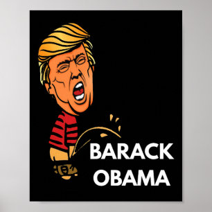 Poster Anti Obama Pró Trump Conservador Patriota Política