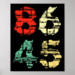 Poster Anti-trump 8645 Divertido Antigo