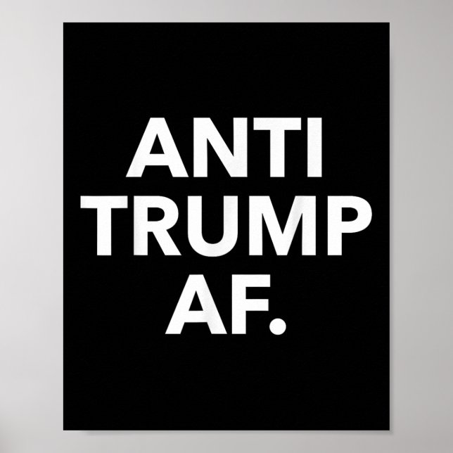 Poster Anti Trump Af (Frente)