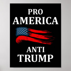 Poster Anti-Trump Anti-Trump 2024 American Usa Flag