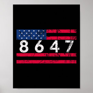 Poster Anti Trump Impeach 47 8647 86 47 47th Presidente U