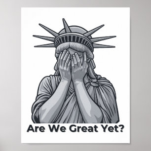 Poster Anti-trump Já somos ótimos?