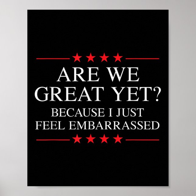 Poster Anti-Trump Merchandiss Para Liberais &amp; (Frente)