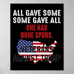 Poster Anti-Trump Veteranos Contra Trump