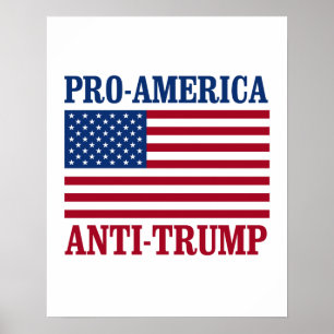 Poster Anti-Trunfo de Pro-América - Anti-Trunfo -
