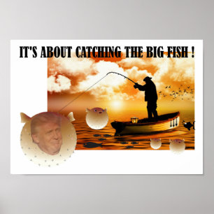 Poster Anti trunfo/travamento dos peixes grandes! ,
