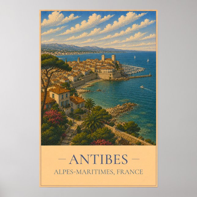 Poster Antibes (Frente)