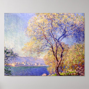 Pôster Antibes visto do jardim de Salis - Claude Monet