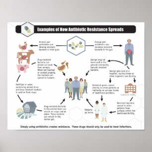 Poster antibiótico do bem-estar da saúde da