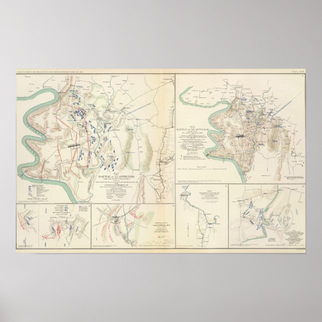 Pôster Antietam, Suffolk, Gettysburg (Frente)