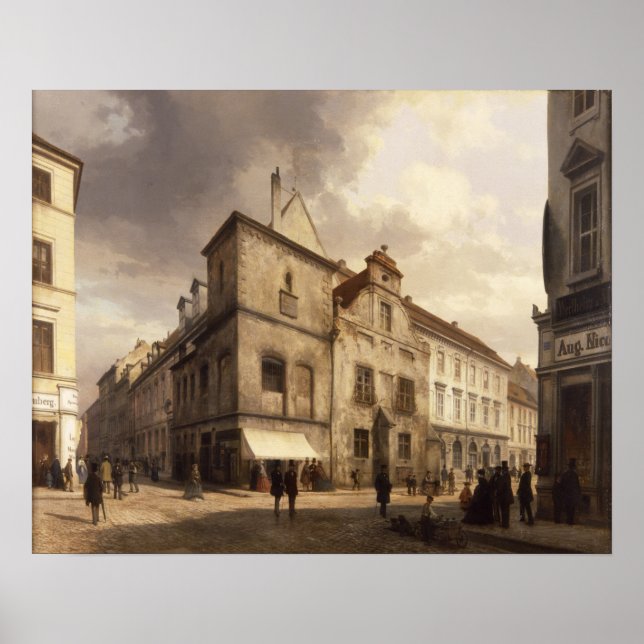 Pôster Antiga Câmara Municipal de Berlim, 1867 (Frente)