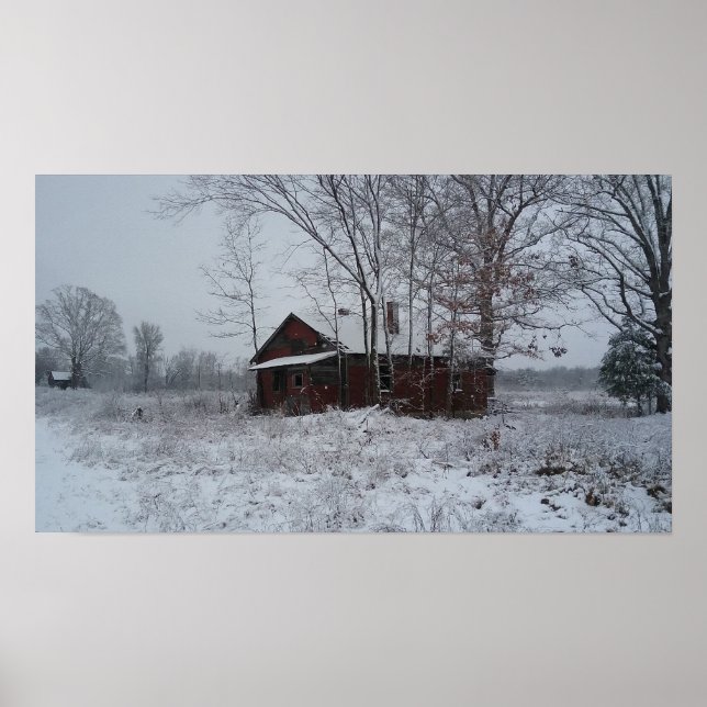 Poster Antiga Casa Vermelha (Frente)