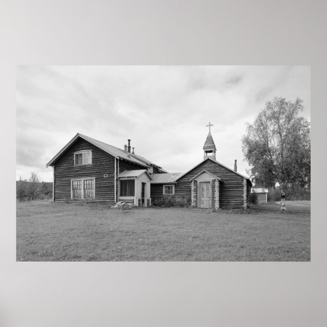 Pôster Antiga Church & Parish House (Frente)