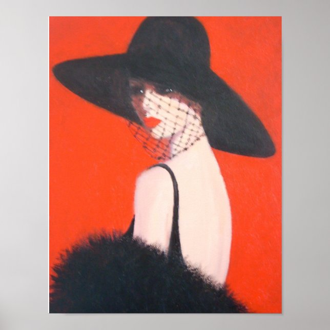 Pôster Antiga Elegância de Hollywood (Frente)