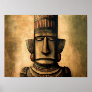 Poster Antiga estátua egípcia