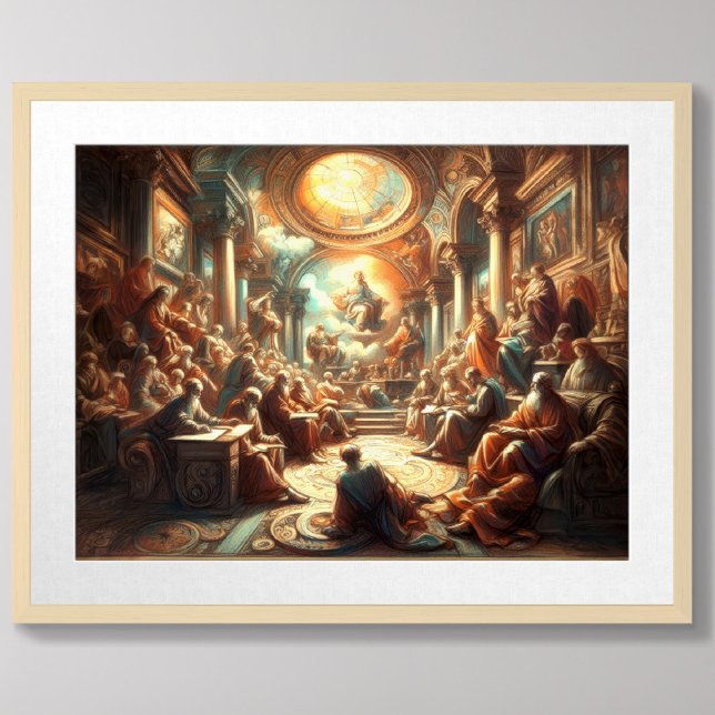 Poster Antiga Faculdade de Excelente de Filosofia da Gréc (Criador carregado)