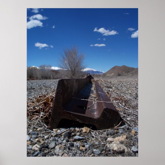 Pôster Antiga ferrovia (Frente)