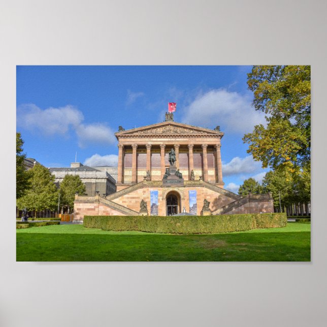 Poster Antiga Galeria Nacional, Berlim, Alemanha (Frente)