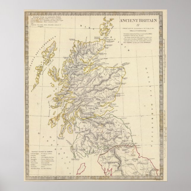 Pôster Antiga Grã-Bretanha II (Frente)
