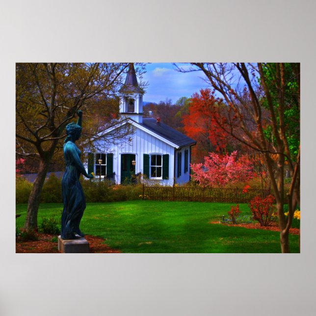 Pôster Antiga Igreja Cemitério Lynchburg (Frente)