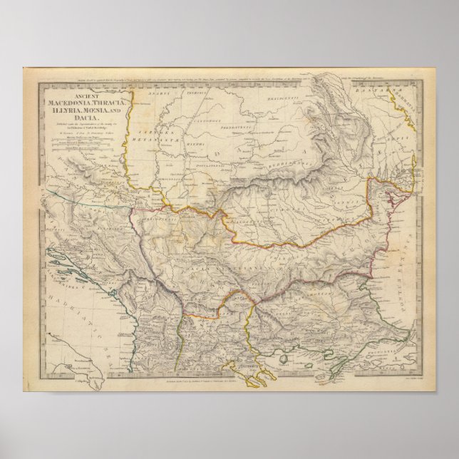 Pôster Antiga Macedônia, Trácia, Ilíria (Frente)