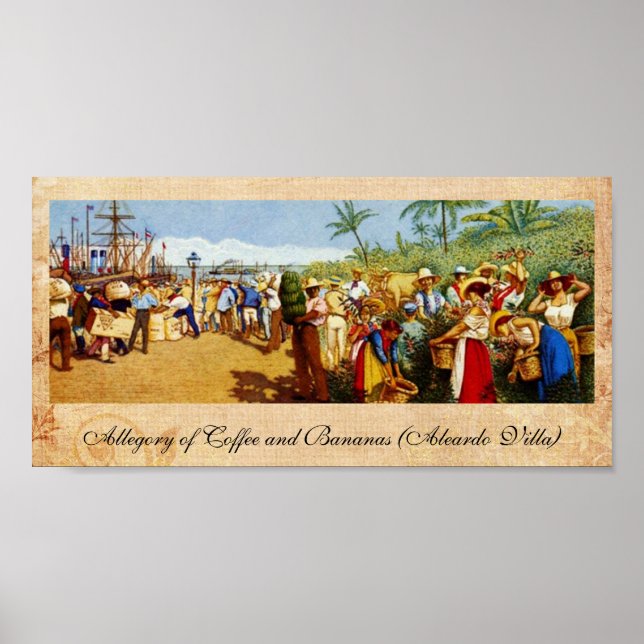 Pôster Antiga pintura costa-riquenha (Frente)