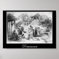Antiga República Dominicana Pintura por volta de 1