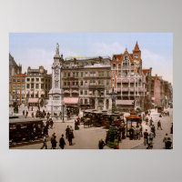 Antigo Amsterdam Dam 1900, Holanda
