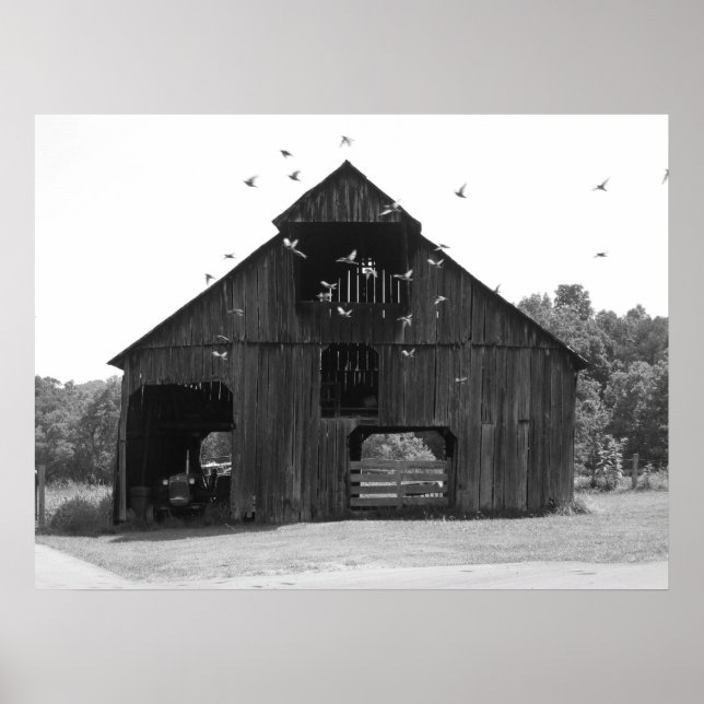 Pôster Antigo celeiro (Frente)