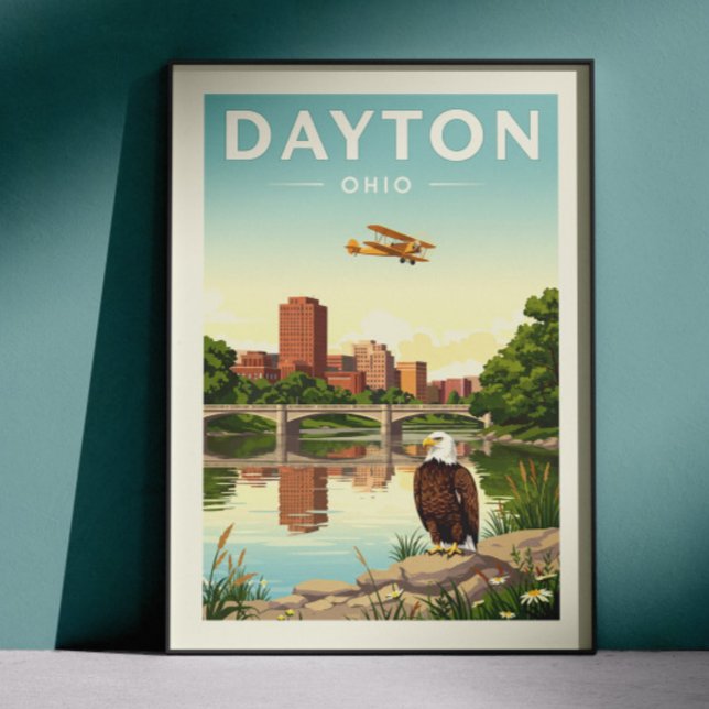 Poster Antigo Dayton Ohio (Criador carregado)