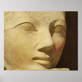 Pôster Antigo Egito Tempete de estátua de Hatshepsut viag