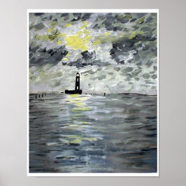 Pôster Antigo Farol da Louisiana