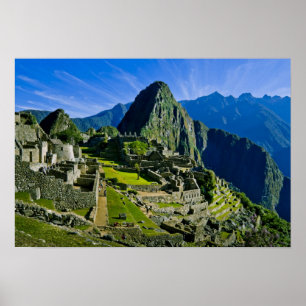 Pôster Antigo Machu Picchu, último refúgio dos 2