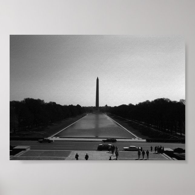 Poster Antigo Monumento de Washington EUA (Frente)