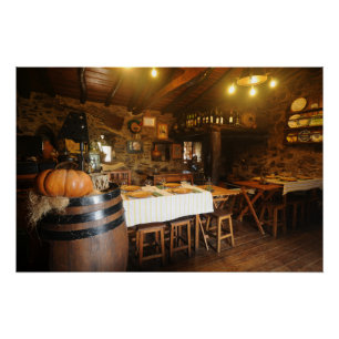 PÔSTER ANTIGO RISTAURANTE DO MUNDO