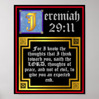 Antigo Testamento Jeremiah 29 11 Citação Iluminada