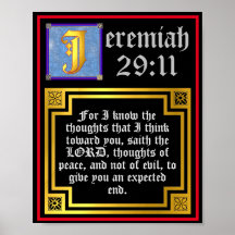 Antigo Testamento Jeremiah 29 11 Citação Iluminada