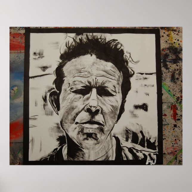 Poster Antigo Tom Esperando (Frente)