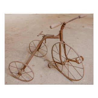PÔSTER ANTIGO TRICICLO 1928 POSTER PERFEITO